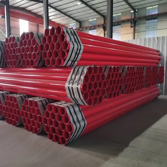 Sch40 Sch10 ASTM A53 A795 A135 DIN2440/En10255 BS1387 UL FM Fire Grooved Protection Fighting Sprinkler Water Branch Fittings Steel Pipes for Fire 