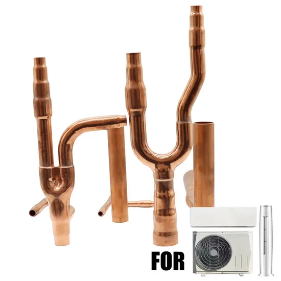 Customizable System Air Conditioner Spare Parts Joint Copper Pipe Factory Supply Copper Branch Pipe 