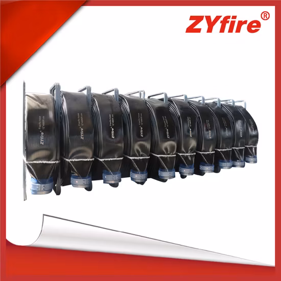 Zyfire 200m Cheap Fire Fighting Delivery TPU Layflat Hose Reel