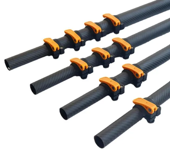 Telescopic Carbon Fiber Pipe That Used for Clean Window and Trim The Tree Branches 