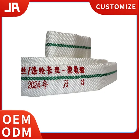 ODM Fire Fighting Lining Canvas Water Layflat PVC Rubber Fire Hose 