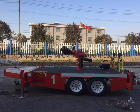1000L Mobile Fire Fighting Foam Trailer with Mounted Monitor