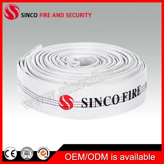 6~25 Bar Wp PVC/ Rubber/ PU Lining Canvas Fire Hose 