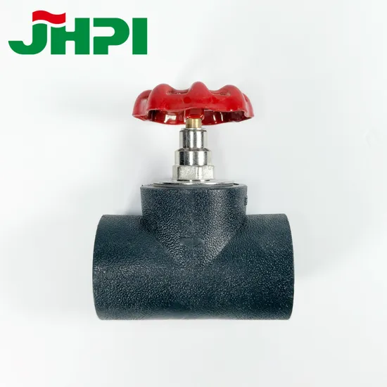 HDPE Butt Fusion Reducer Tee Pipe Fitting HDPE Pipe Branch Fittings HDPE Irrigation Pipe and Fittings for Water Supply 